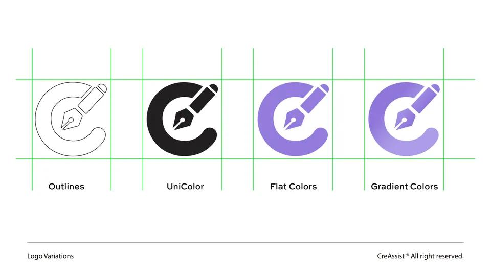 CreAssist Brand Book, page 13