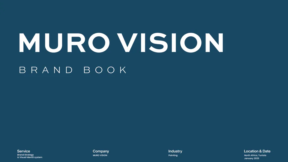 Muro Vision Brand Book, page 1