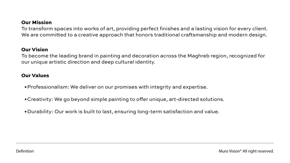 Muro Vision Brand Book, page 4